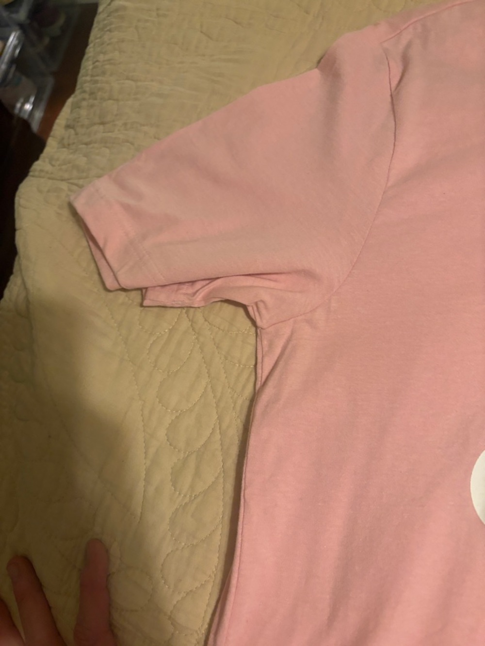adidas Pink Short Sleeve Logo Tee - Picture 3 of 8